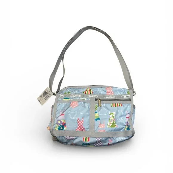 Lesportsac RARE Y2K Vibrant Multicolor Dressy Shoulder Bag - Picture 5 of 5